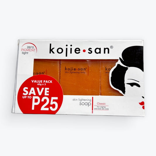 Kojie San Skin Lightening Acid Soap 65g 3 Bars